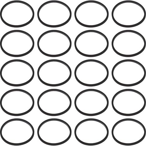 20pcs Courroie de Lecteur DVD Optique Compatible avec Xbox 360/Slim Consoles Fixer Les Lecteurs Bloqués Anneau de Ceinture en Silicone Remplacement