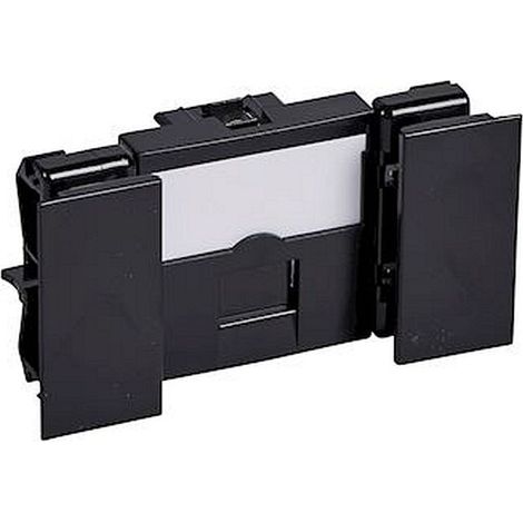Prise RJ45 catégorie 6 appareillage 45 Logix écrantée FTP 2 modules noir (49268)