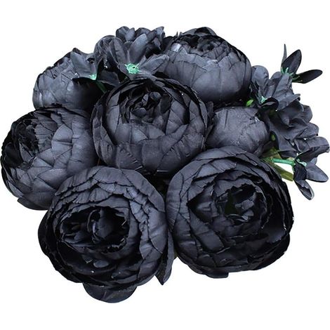 Bouquets De Fleurs Artificielles Vintage en Soie, 12 Pivoines, Simulation De Roses, Décoration De Mariage, Maison, Cuisine, Bureau, Jardin De Mariée