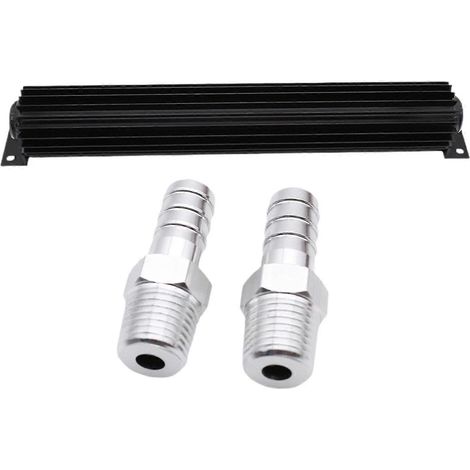 Huile de transmission 18" avec raccord, réservoir d'huile en aluminium pour camion, voiture et véhicule (1/5)