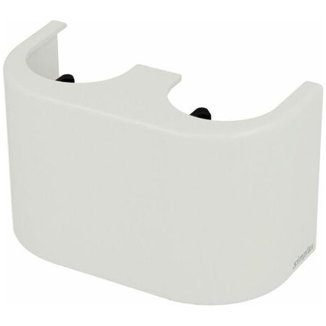 Aiducho – Lot de 30 cache-tuyaux en plastique blanc – Rosaces de recouvrement pour tuyaux de radiateur – Diamètre 16 mm pour tuyaux de 15 mm