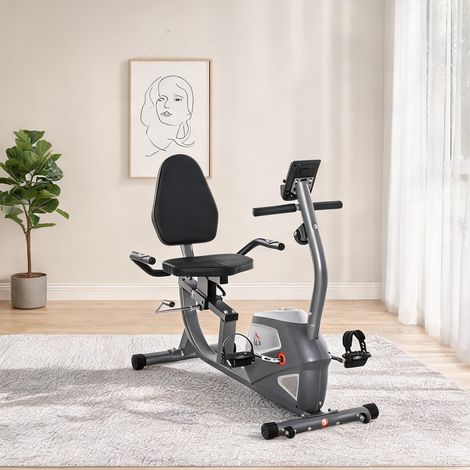 Vélo d'appartement en métal 136 x 62,5 x 98 cm (1/5)