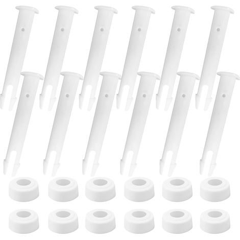 BRAVIX 12 pcs Goupilles De Piscine,goupilles goupilles de Rechange,Joints de Piscine en Plastique,Goupilles en Plastique,Joints de Piscine,Broche pour Cadre de Piscine,goupilles de Joint de Piscine (1