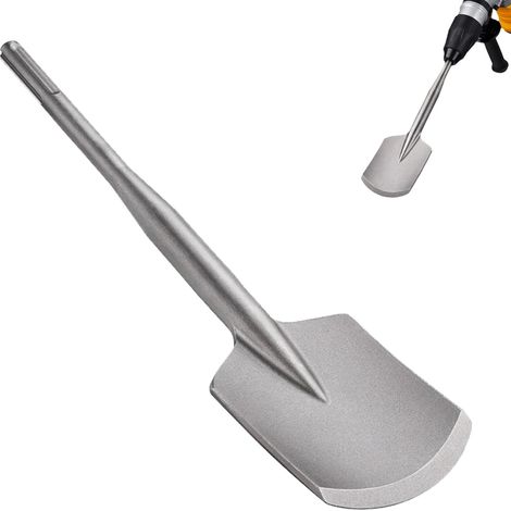 Pelle Burin, 110X450mm Pelle à Boue Pelle à Argile Burin à Asphalte Burin Pour Marteaux De Démolition Enlever Le Béton Maçonnerie Jardinage Aménagement Paysager Brique Sable Pierre (1/5)