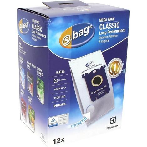 S-Bag Classic vacuum cleaner bags x12 9001684811 - AquaForge vacuum cleaner