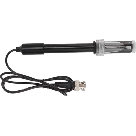 Connecteur BNC pour électrode pH, haute sensibilité, mesure précise et stable, connecteur de sonde à électrode noire pour aquariums