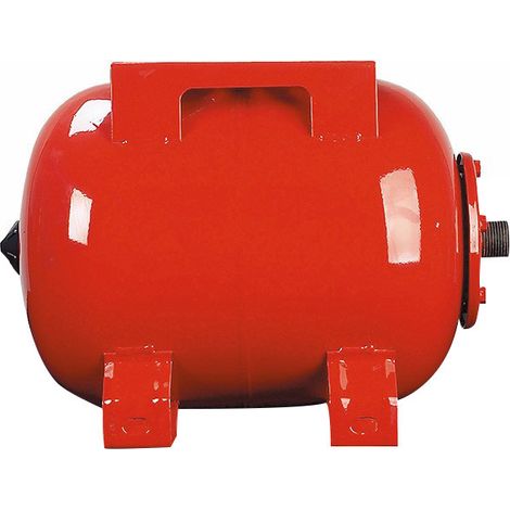 Ibaiondo – Réservoir à vessie horizontal 50L – Pression max 10 bars – Type de membrane butyle – Raccordement mâle 1'' (1/2)