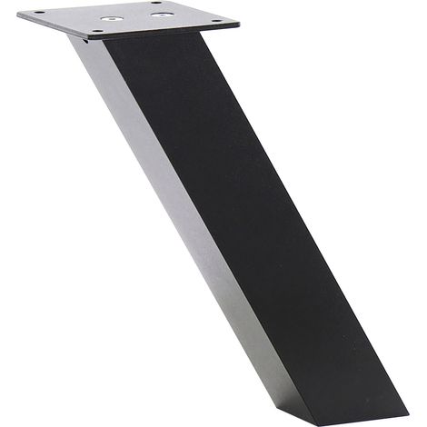 Barkonsole Capri schräg 50 x 50mm, Höhe 170mm, Aluminium schwarz