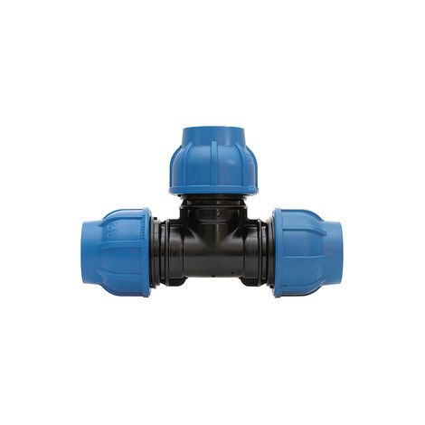 Raccordo Nylon-TEE 90 Giunzione mm.25X25X25 PN16 Confezione 4 pz (1/2)