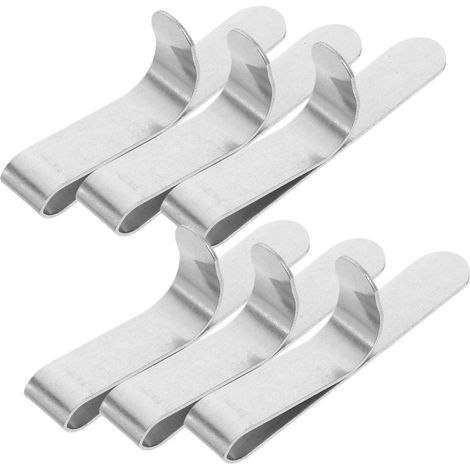 Set of 6 stainless steel cake rings, adjustable mousse clips, cake ring, pastry ring, accessories for cakes, desserts, amateur bakers and (1/5)