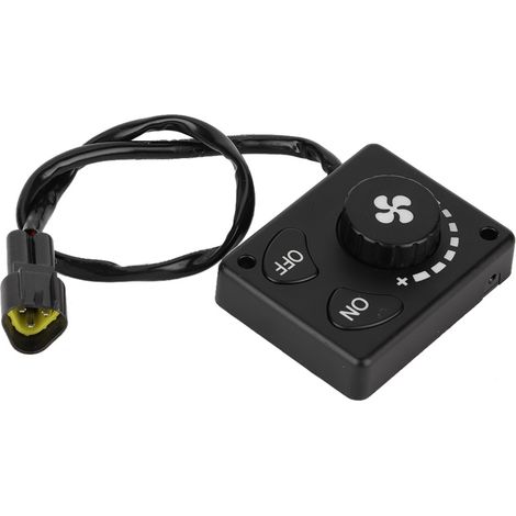 Commutateur rotatif de commande de chauffage de stationnement CC 12V/24V pour chauffages à air/diesel de voitures et de camions (1/5)