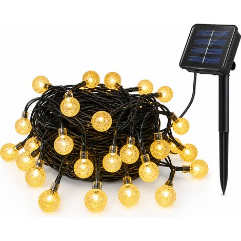 Guirlande Lumineuse LED Boules Bulles, 400 LED, Secteur, 8 Modes, Connecteur d'Extrémité, Décoration Noël Extérieur (1/5)
