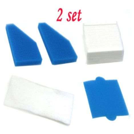 Set di filtri per aspirapolvere adatto a Thomas Aqua + Multi Clean X8 Parquet Aqua (1/2)