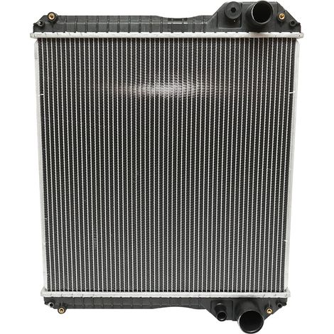 Radiatore di raffreddamento acqua per Case IH e New Holland, dimensioni 724 × 587 mm, codici OEM 87410096 e 87410098