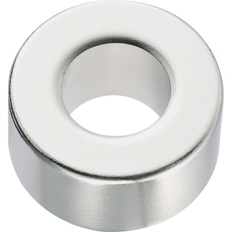 Conrad Components 506023 Permanent-Magnet Ring (Ø x H) 20 mm x 2 mm N35M  1.18 - 1.24 T Grenztempera