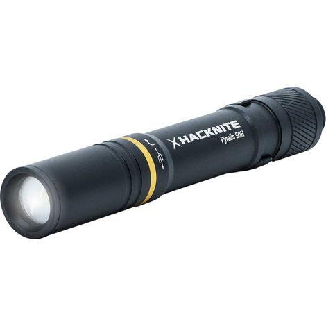 Lampe de poche LED stylo hybride rechargeable et piles - PYRALIS 50H Hacknite (1/4)