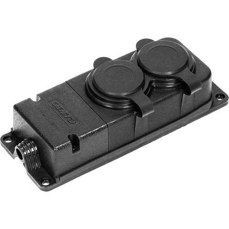 Enchufe de goma 2x2P+Z, 16A, 230V OR-AE-13165 (1/5)