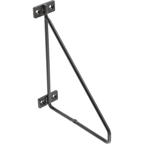 Regalkonsole RK11 schwarz Regalwinkel Regalträger Regalstütze Regalbodenträger von SOTECH