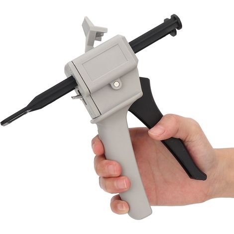 Pistolet à colle AB bi-composant manuel, 50 ml, doseur universel 1:1/2:1 (1/5)