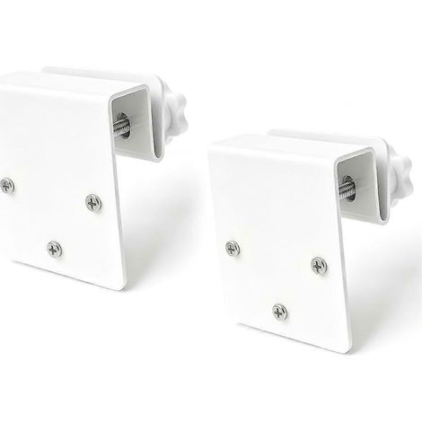 Lot de 2 supports de gouttière en acier inoxydable pour caméras de sécurité Eufy SoloCam S340/E30/E42 et 4G LTE S33. (1/5)