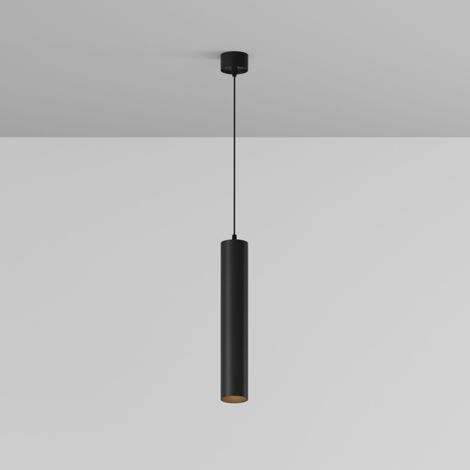 Suspension tube noire Ø5,2 LED 12W 3000K Maytoni Focus (1/2)