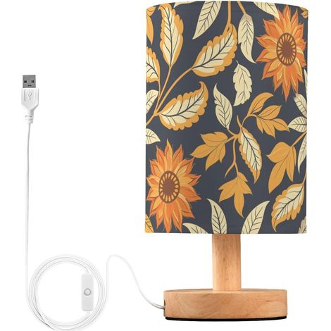Art Tournesol Or Bleu Foncé Led Lampe Bureau Lampes pour Maisons (1/5)