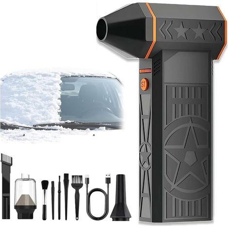 Souffleuse à Neige Thermique 5000 W améliorée (2026), Souffleur Air Chaud Portable, Thermal Snow Blower avec Technologie Turbine et Accessoire aspirateur, dégivrage et déneigement (1/5)