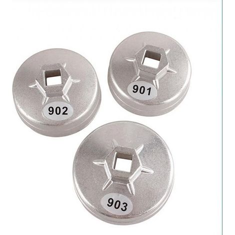 Verstellbarer Kfz-Schraubenschlüssel 1/2" Vierkantantrieb 65 mm 67 mm 74 mm Endkappe Kfz-Ölfilterschlüssel Handwerkzeug Ausbauwerkzeug Toyota BMW Audi 1 Stück (Typ 901)