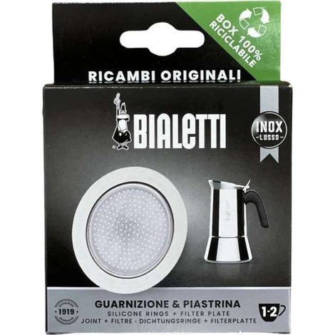 Guarnizione e filtro caffettiera inox 1 - 2 tazza Bialetti