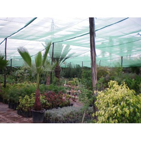 Filet d'ombrage - 55% d'ombre Vert/Noir 1m x 20m