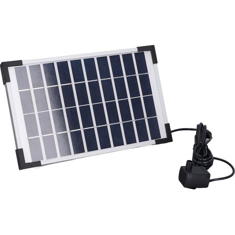 10V 5W schwimmende Solarpumpe für Gartenteiche, Miniatur-Außenbrunnen ohne Batterie. (1/5)