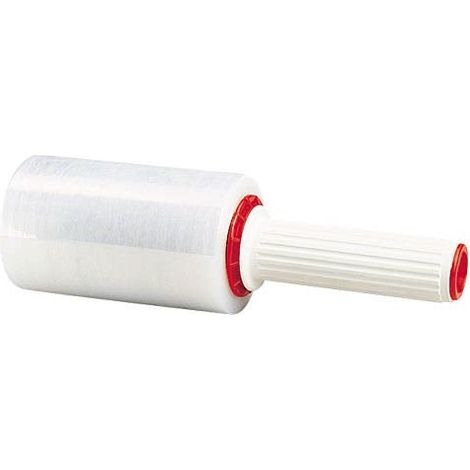 Mini-film étirable Ecowrapp avec dévidoir 12 µ - 12,5 cm x 150 m - Carton de 12 bobines - Maxiburo