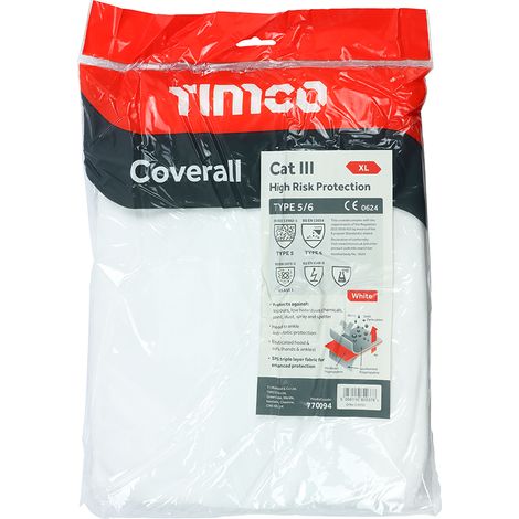 TIMCO Type 5/6 Coverall - X Large