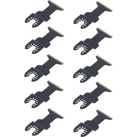 10-teiliges Multi-Tool-Sägeblatt-Set, HSS/HCS-Oberflächenbeschichtung, Korrosionsschutz, oszillierende Sägeblätter als Ersatz (1/5)