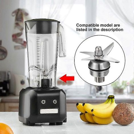 Ersatzmesser aus Edelstahl für Mixer, Messerset für Küchenmaschinen, universelles Ersatzteil, Zubehör für Mixer, effizientes Schneiden und Mixen (1/3)
