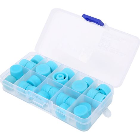 Lot de 30 bouchons de rechange pour port de réfrigérant de climatisation, cache-poussière pour valve de charge de climatisation (1/5)