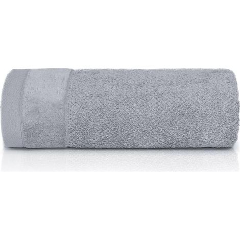 Vito Handtuch 70x140 hellgrau Baumwollfrottee 550g/m2