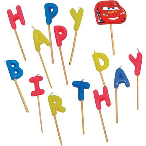 CANDELINE HAPPY BIRTHDAY TEMA CARS