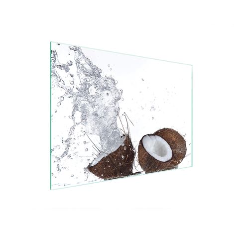 Glasschneidebrett 40x30 Kokosnuss (1/5)