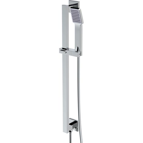 Signature Reflex Square Shower Slide Rail Kit with Single Function Handset - Chrome (1/2)