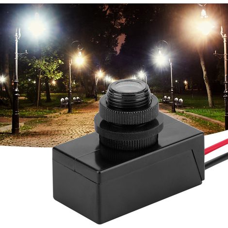 Capteur de commande de lampe de rue 10 V - 50 V CC à cellule photoélectrique, mini-LED, interrupteur de commande automatique (1/5)
