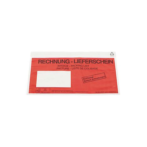 ratioform  Buste portadocumenti riciclate  stampa Packing list