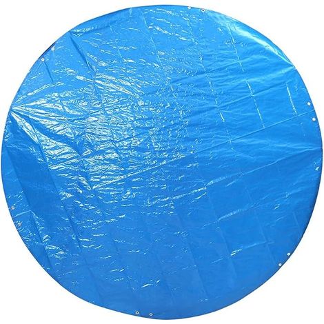 Pool Cover 210cm Round Pool Cover with Drawstring Foldable for 72" Pool (1/5)