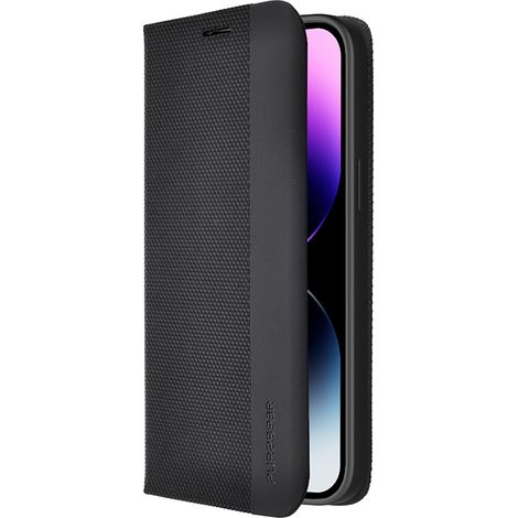 PureGear Wallet-Serie – iPhone 14 Pro Max Klapphülle (schwarz) (1/5)