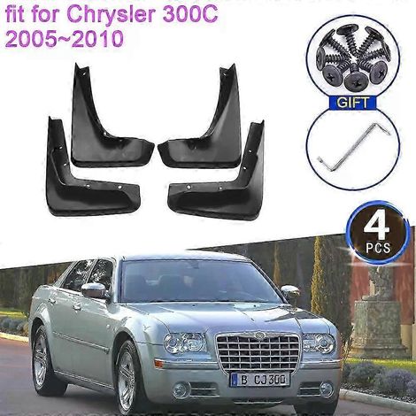 Garde-boue de haute qualité pour Chrysler 300C (2005-2010) - Accessoires pour modèles 2006, 2007, 2008 et 2009 - Bavettes avant et arrière - Protection contre les projections d'eau - Style automobile (1/5)