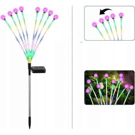 Solar-Gartenleuchten, LED, Schaukelkugeln, RGB (1/5)