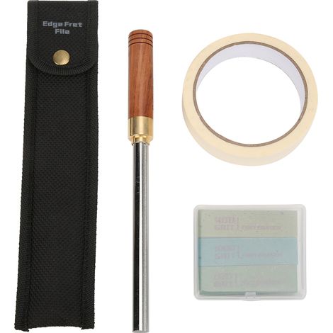 Kit de limes pour couronnement de frettes de guitare, outils de luthier pour polissage et réparation (1/5)