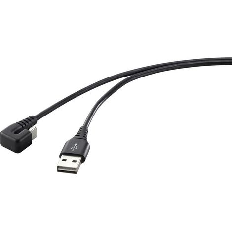 Trywise Câble USB USB 2.0 USB-C® mâle, USB-A mâle 1.00 m noir RF-4609276 Y718262 (1/4)