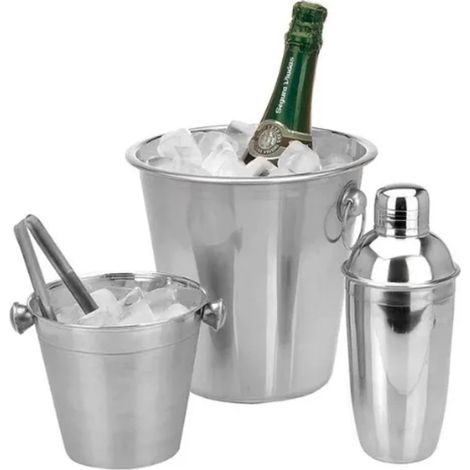 Ensemble Seau à glaçons, Shaker et accessoires pour cocktails (1/2)