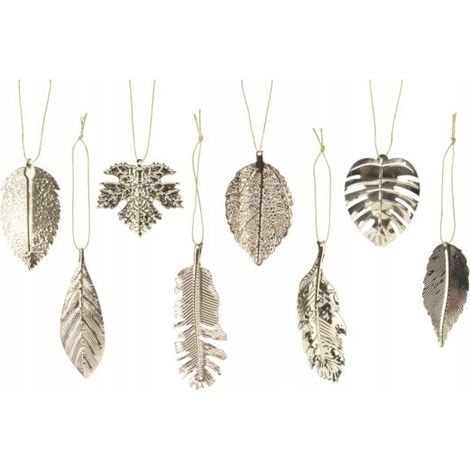 Pendentif sapin de Noël feuille de fer 8 cm